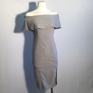 Here comes the sun Gray Body Con Dress